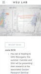 Mobile Screenshot of hsulab.com